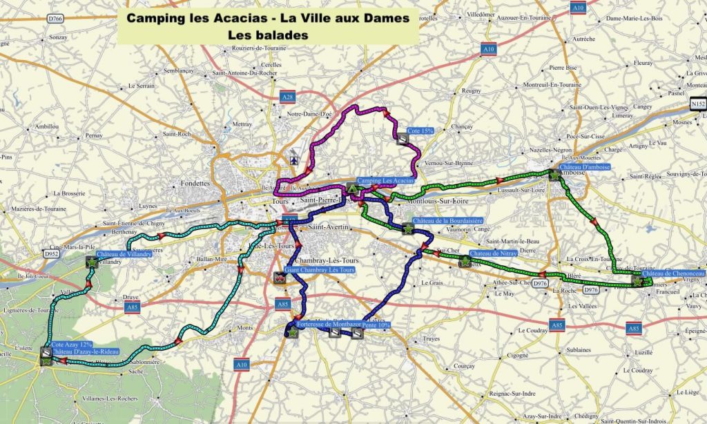 Circuits du séjour sur la Loire